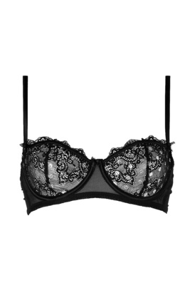 Twinkle Bomb Bra in Black/Silver