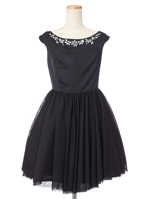 Dオフショルチュチュドレス