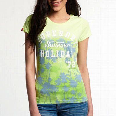 Superdry極度乾燥しなさい Summer Holiday T-shirt Tシャツ