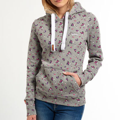 Superdry極度乾燥しなさい All Over Print Hoodie パーカー