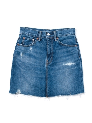 X-girl (エックスガール) 【X-girl Jean】DISTRESSED DENIM SKIRT