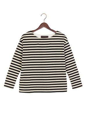 AC/W ボーダー ドロップショルダー