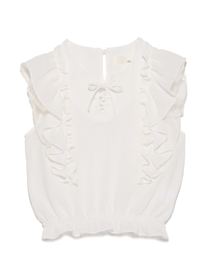 Lily Brown (リリーブラウン)  シフォンフリルトップス