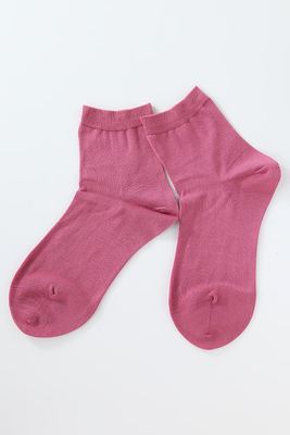 シルケット無地ソックス