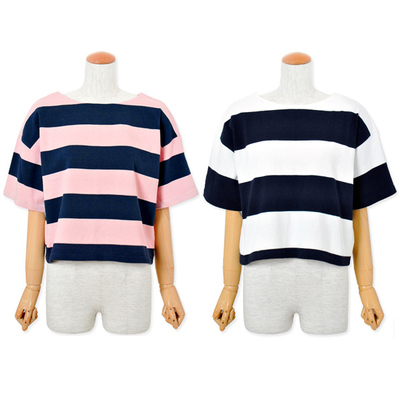 wide border top ～ワイドボーダートップ