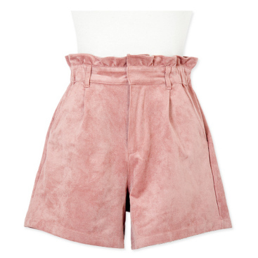 mod suede short pants ～モッドスエードショートパンツ：Pink　(ピンク)