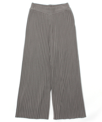 ニットプリーツパンツ