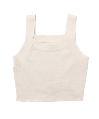 ニットビスチェ