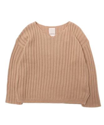 ワイドリブプルオーバー