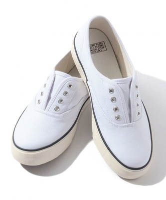 フロントスリットキャンバススリッポン