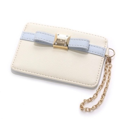 COLORS by Jennifer sky（カラーズバイジェニファースカイ）リボン単パスケース