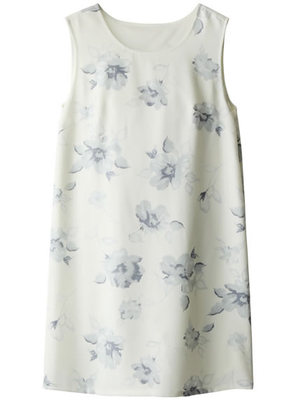 花柄Aラインワンピース