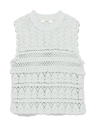 かぎ針ニットトップス