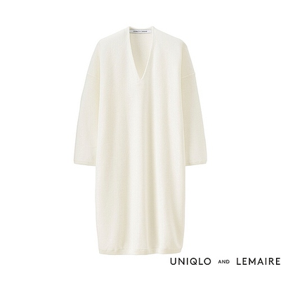 スーピマコットンVネックチュニック(7分袖)