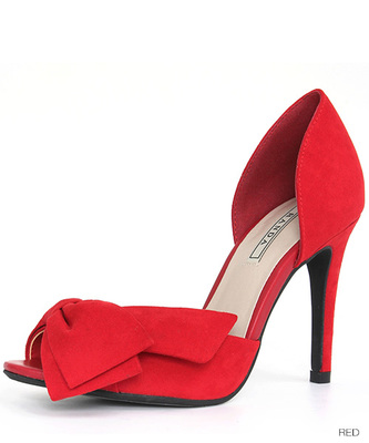 RANDA リボンセパレートパンプス/DS5004/Y