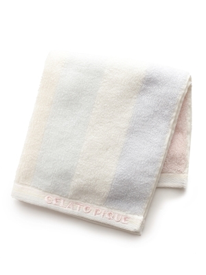 gelato pique（ジェラートピケ）カラフルボーダーハンドタオル