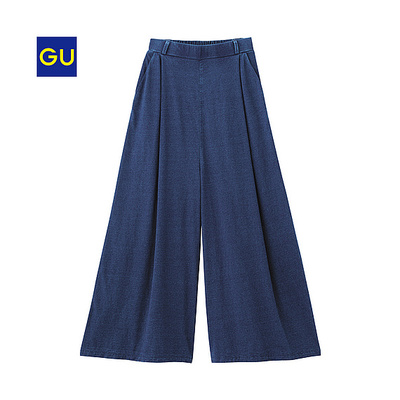 （GU）イージーデニムライクスカンツ