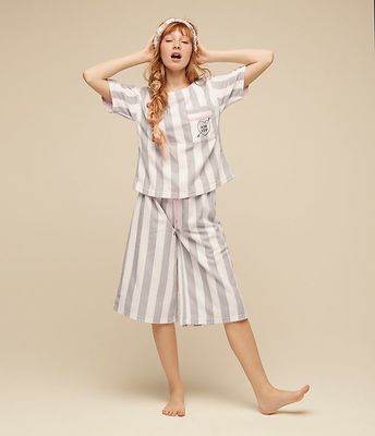 デオパイルパジャマ＆ターバンセット