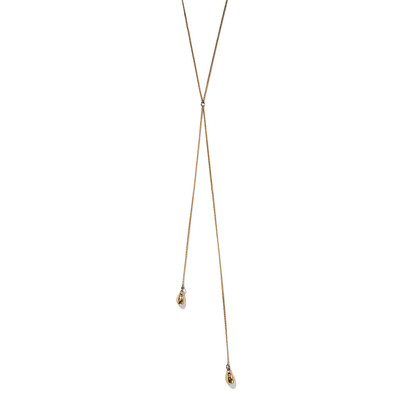 Pied De Biche Lariat Necklace