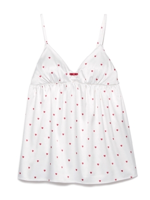 ハートサテンキャミソール