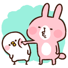 LINEスタンプ カナヘイのピスケ&うさぎ