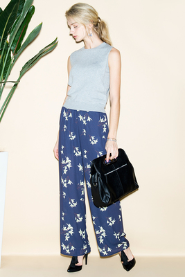 レイヤード風ノースリニットトップ