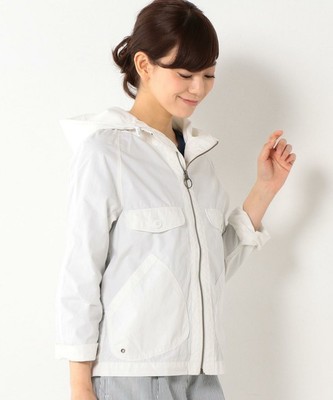 ショートジップフーデッドアウター