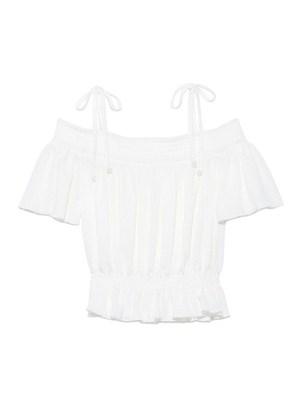 オフショルトップス