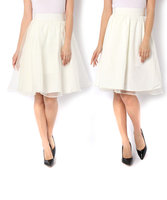 リバーシブルオーガンスカート