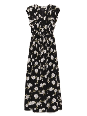 snidel バリエーションフラワーロングワンピース