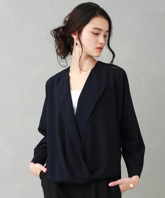 マルチウェイカシュクールブラウス　NVY