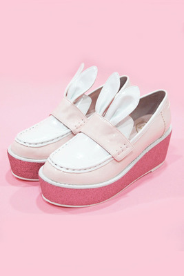 うさぎローファー