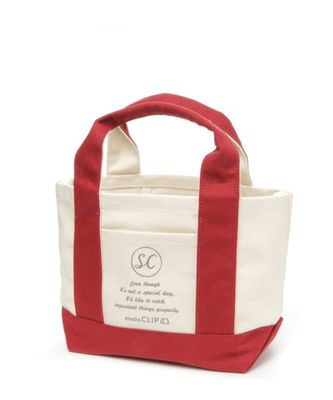 キャンバスロゴトートバッグ S