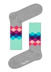 FADED DIAMOND SOCK
