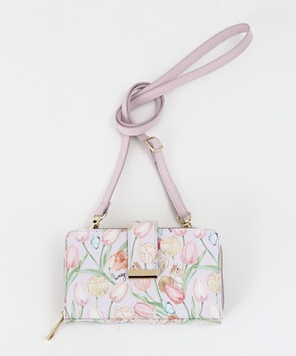 ヴィンテージチューリップスマホウォレット