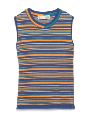 マルチストライプニットタンク