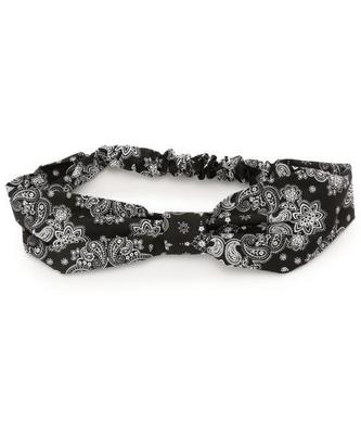 バンダナ柄ターバン