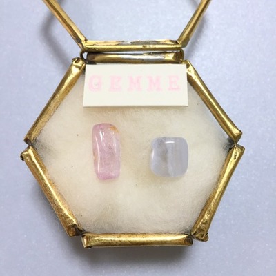 KUNZITE & BLUELACE PIERCES