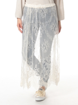 レースマキシスカート