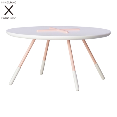 ビリーヴ コーヒーテーブル 800 ピンク