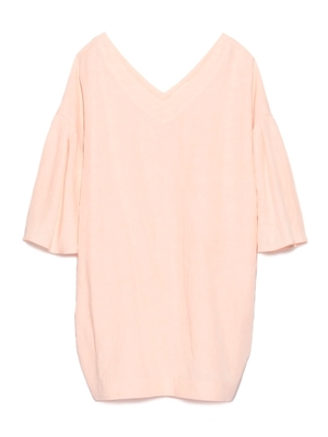 Vネックオーバーワンピース