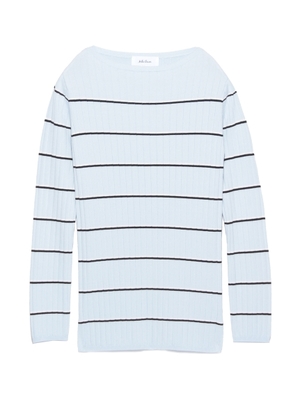 Mila Owen (ミラ オーウェン)  ボーダーリブニットトップス