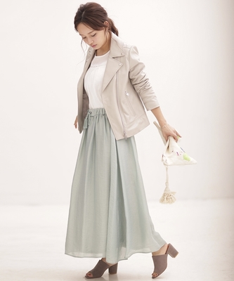 タッセルリボン付マキシSK