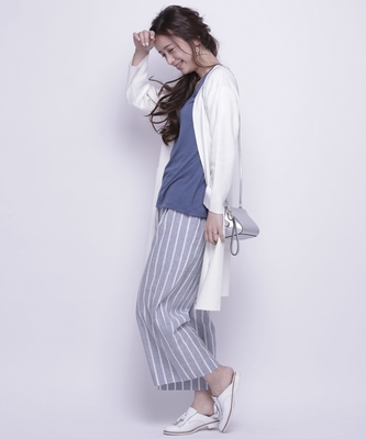 ミラノリブロングカーデ