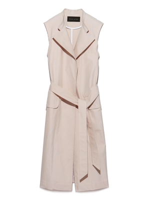 Balcony and Bedトレンチロングベスト