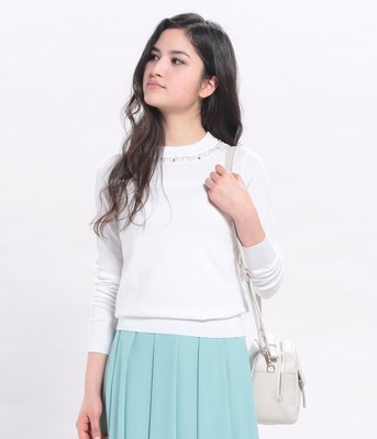 ビジューツキプルオーバー