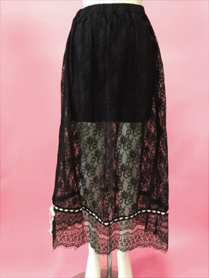 レースマキシスカート