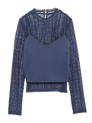 キャミ付きレーストップス