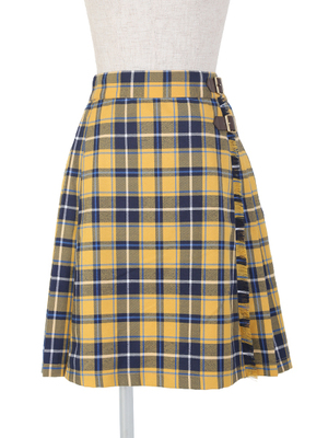 チェック柄プリーツスカート/F i.n.t