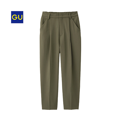 GU イージーハイウエストボリュームパンツ